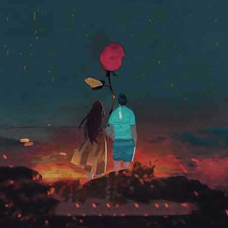 من یه دونه گل تو دستمه عاشقتم همین بسمه