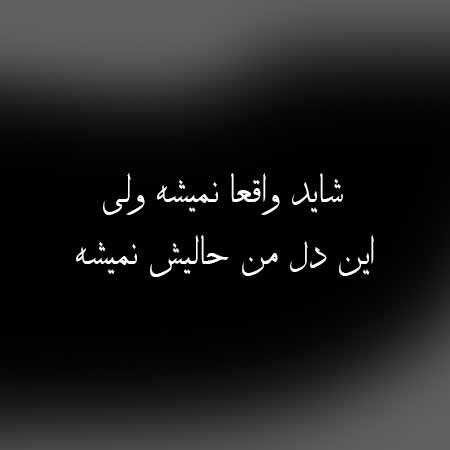 نوان شاید واقعا نمیشه ولی این دل من حالیش نمیشه