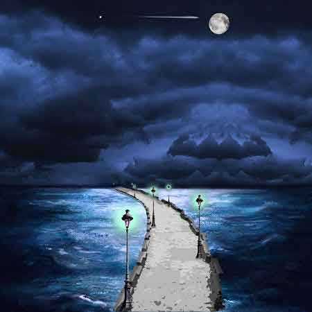 شب که میشه من مینویسم